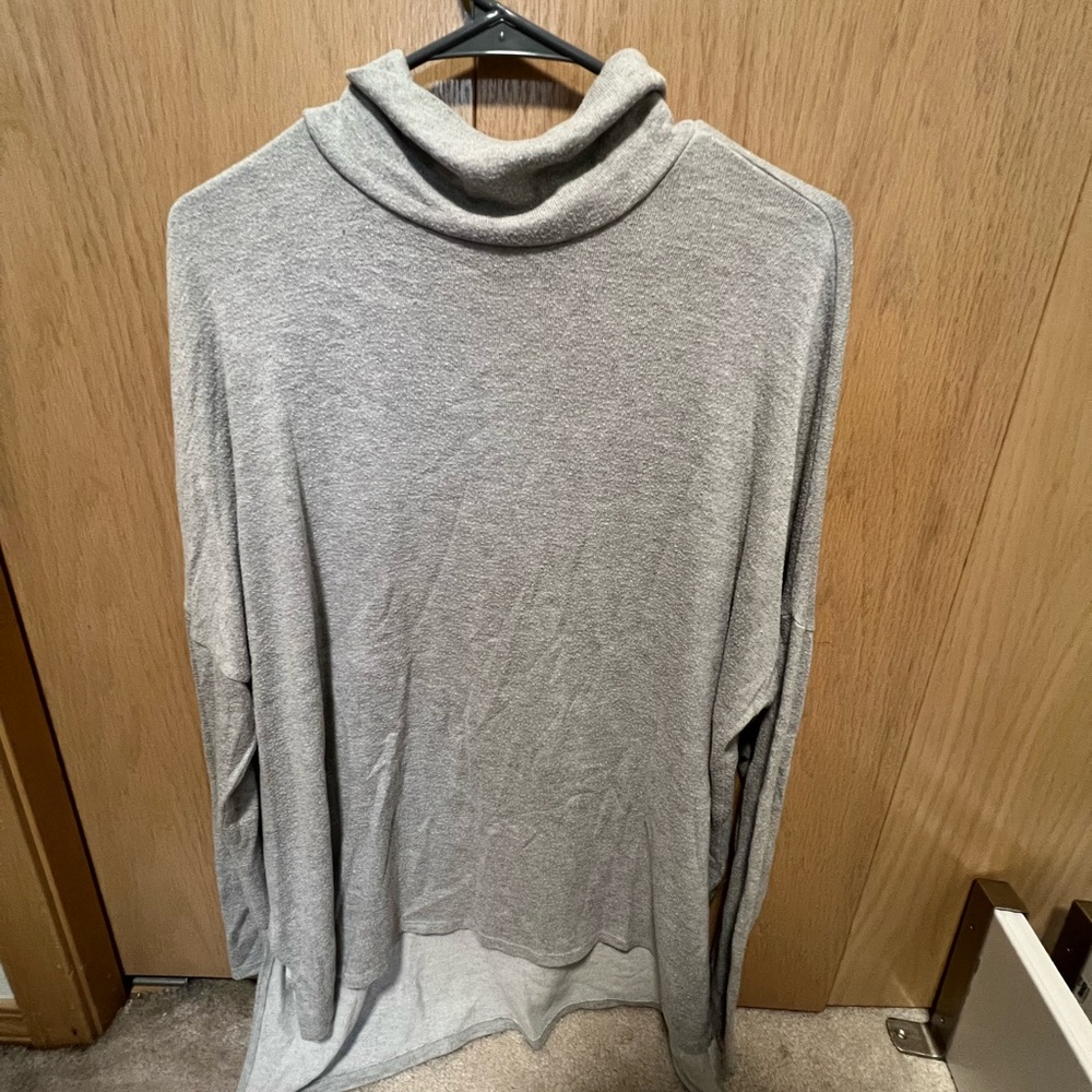 Lucky Brand Gray Women's Cowl Neck Sweater